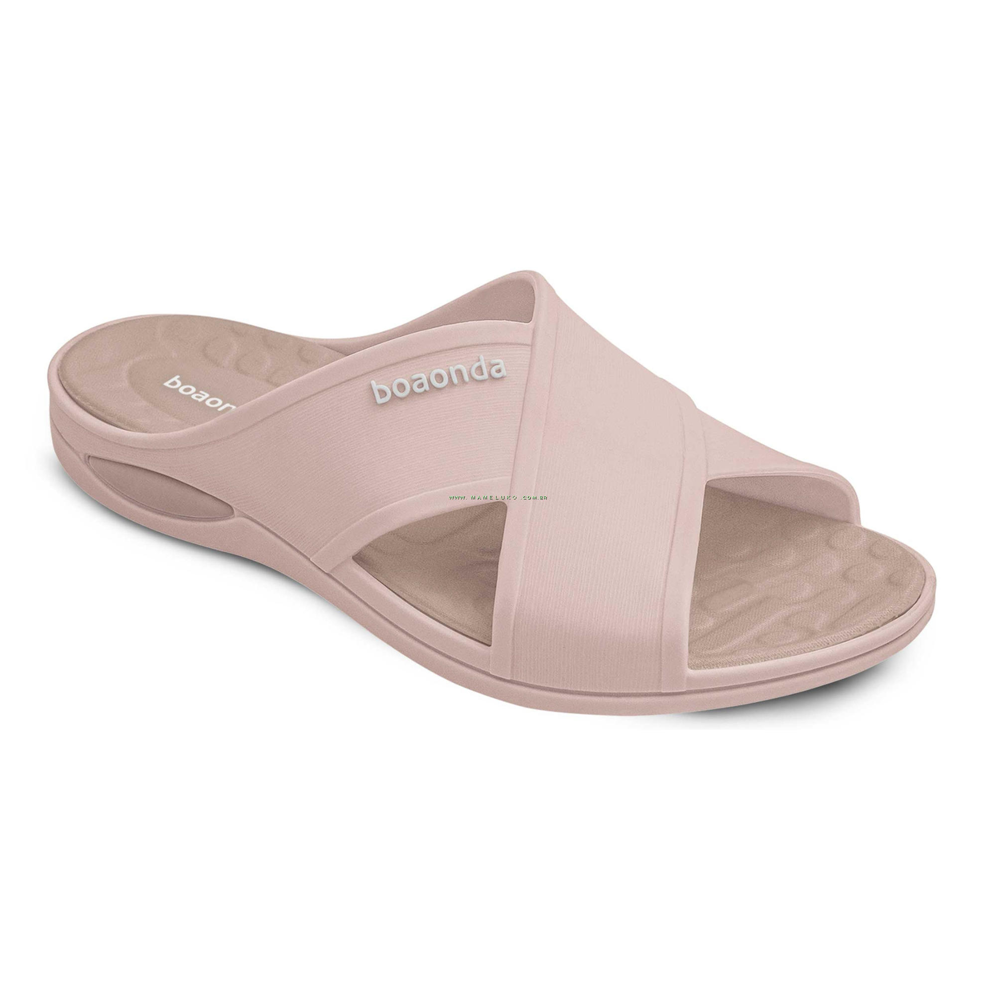 Chinelo Anat Mico Boa Onda Harmon Rose Nude Na Mameluko