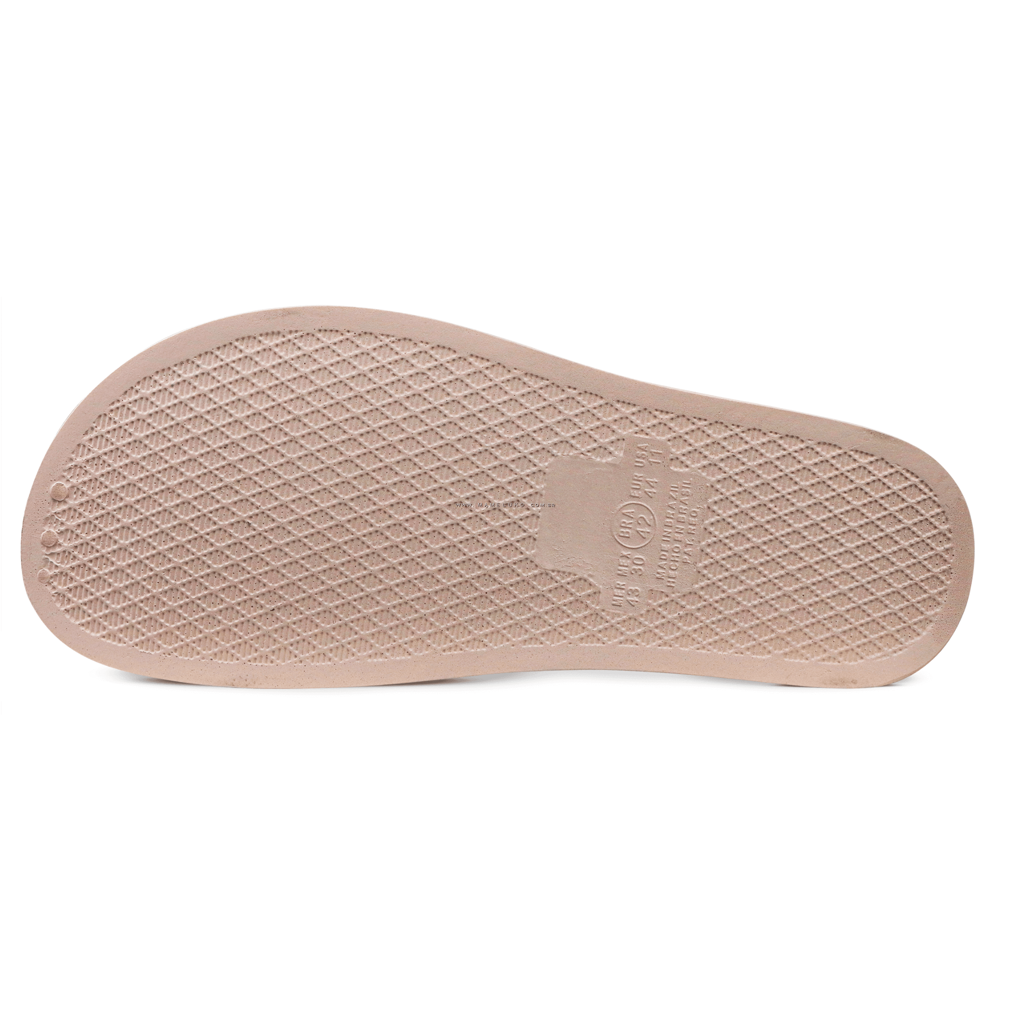 Chinelo Anat Mico Boa Onda Slide Rose Nude Por R