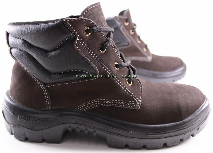 bota de trabalho com bico de ferro