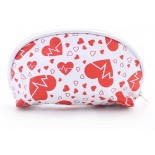 Necessaire Meia Lua Mini - Eletro Coração Necessaire Meia Lua Mini - Eletro Coração