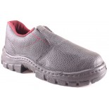 Sapato Elástico em Couro com CA - Preto Sapato Elástico em Couro com CA - Preto