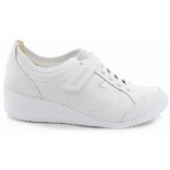 Tênis Kolosh C0343 Anabela com Velcro - Branco Tênis Kolosh C0343 Anabela com Velcro - Branco