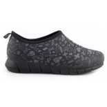 Tênis Florence Sport - Tema Hospital Preto com Ícones Cinza Tênis Florence Sport - Tema Hospital Preto com Ícones Cinza