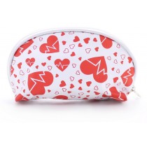 Necessaire Meia Lua Mini - Eletro Coração Necessaire Meia Lua Mini - Eletro Coração