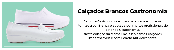 Sapatos Brancos p/ Cozinha