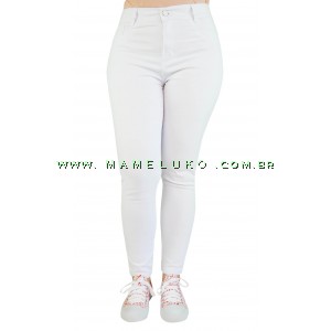 Calça jeans branca feminina sawary discount