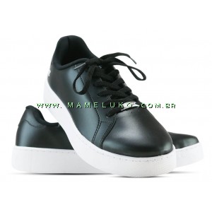 Tenis azaleia preto clearance