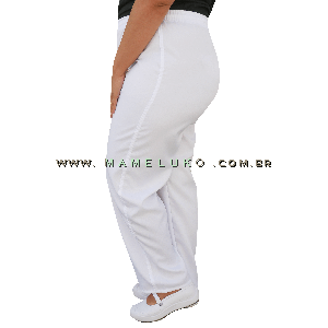 Calça oxford feminina branca 2025