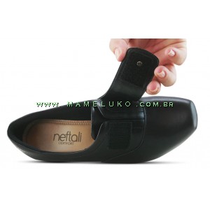 Sapato Peep Toe Neftali Comfort Couro 55051