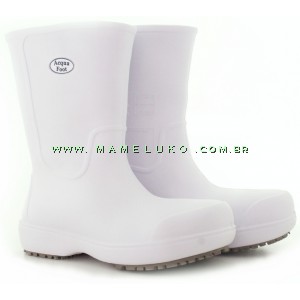 bota de segurança feminina branca
