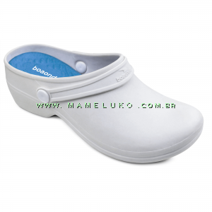 Babuche Sapato Profissional Boa On Branco A na Mameluko
