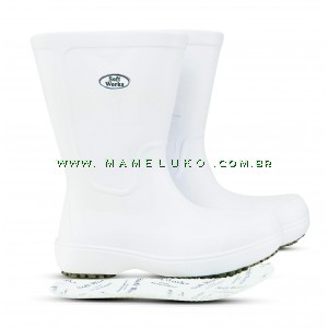 Bota de Seguran a Soft Works Cano Branco na Mameluko