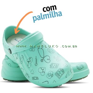 Babuche feminino estampado 2025