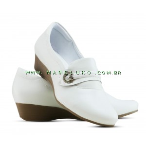 Sapato social feminino branco 2025