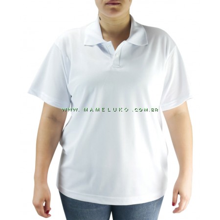Camiseta Polo Unissex - Branco