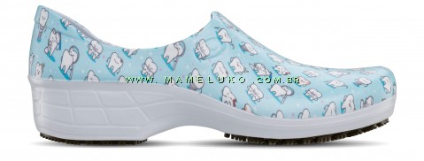 Sticky Shoe Feminino - Azul Estampas Odonto Dentinhos