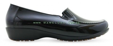 Sticky Shoe Social Woman Verniz - Preto