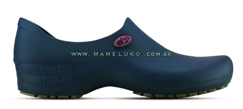 Sapato Antiderrapante Sticky Shoe Florence - Esteto Love - Azul/Rosa