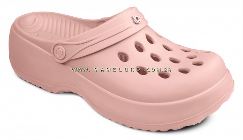 Babuche Bella Boa Onda - Rose Nude