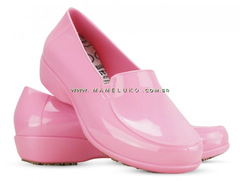 Sticky Shoe Social Woman Verniz - Rosa