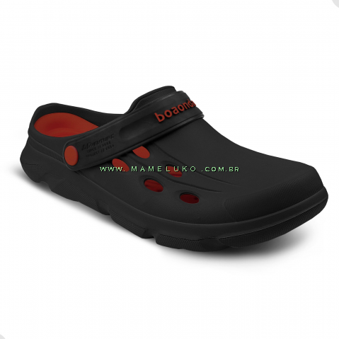 Babuche Boa Onda Adventure - Preto/Pitanga