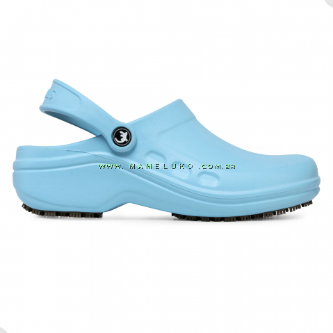 Babuche Antiderrapante Sticky Shoe Unissex Azul Bebê