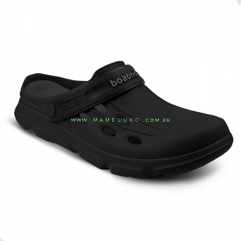 Babuche Boa Onda Adventure - Preto