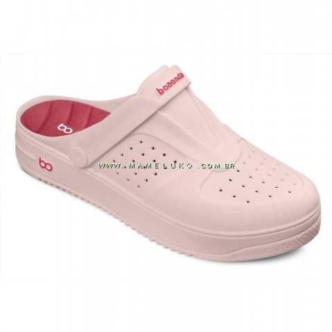 Babuche Boa Onda Urban Feminino - Rose Nude/Goiaba 