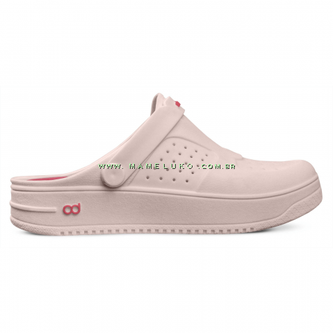 Babuche Boa Onda Urban Feminino - Rose Nude/Goiaba 