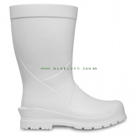 Bota Basic Ocupacional Sticky Shoe Unissex - Branca