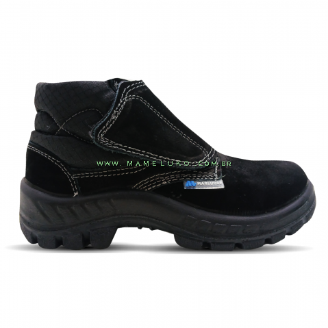 Botina Marluvas Trekking e fechamento em Velcro - Preto
