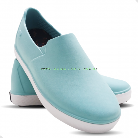 Tenis Profissional Soft Works EVA Antiderrapante - Verde medicina
