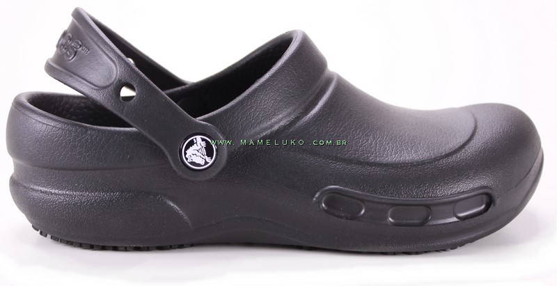 Babuche Crocs Bistro - Preto por R$149,90 na Mameluko