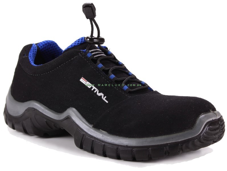 Tenis de Segurança Estival BICO D Preto na Mameluko