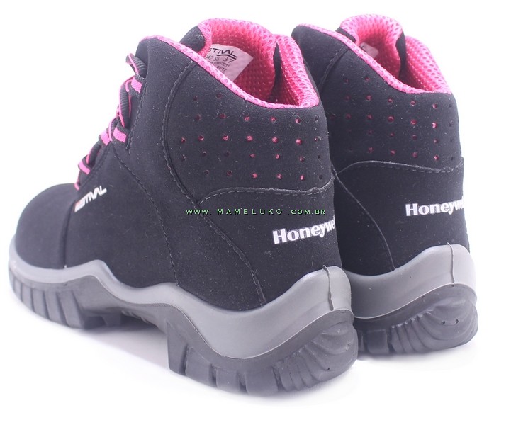 Bota de Segurança Feminino Estiva Preto com na Mameluko
