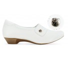 Sapato Neftali Salto Baixo - Mini 38017 - Branco - Pin Esteto Love