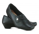 Sapato em Couro Salto Mini Neftali 38017 - Preto - Pin Esteto Love