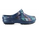 Babuche Profissional Soft Works Estampado Folhagem Colorida - Azul Marinho