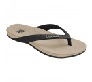 Chinelo Anatômico Boa Onda Happy Feminino- Preto e Areia