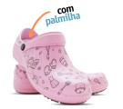 Babuche Profissional Soft Works Estampado Com Palmilha - Cozinha - Rosa