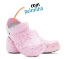Babuche Profissional Soft Works Estampado Com Palmilha - Esteto Love - Rosa