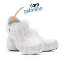 Babuche Profissional Soft Works Estampado Com Palmilha - Esteto Love - Branco