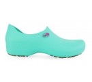 Sapato Antiderrapante Sticky Shoe Florence - Eletro Heart - Verde Medicina/Rosa