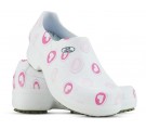 Sapato Profissional Soft Works II Estampado Branco - Corações Rosas