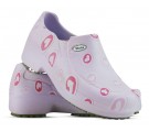 Sapato Profissional Soft Works II Estampado Lilas Ameixa - Corações Rosas