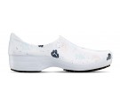 Sapato Sticky Shoes Feminino Estampa Fun -  Branco Estampas Patinhas Vet