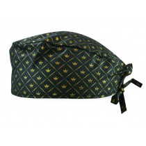 Bandana Profissional Majestade - Preto com Dourado Bandana Profissional Majestade - Preto com Dourado