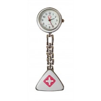 Relógio de Jaleco Metal - Branco Relógio de Jaleco Metal - Branco