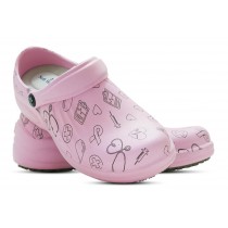 Babuche Profissional Soft Works Estampado Com Palmilha - Área da Saúde - Rosa Babuche Profissional Soft Works Estampado Com Palmilha - Área da Saúde - Rosa