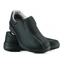Sapato Microfibra Com Elástico - Preto Sapato Microfibra Com Elástico - Preto